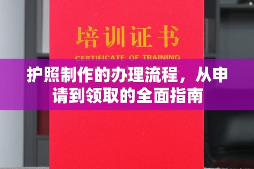黄石港护照制作的办理流程，从申请到领取的全面指南