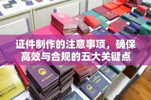 黄石港证件制作的注意事项，确保高效与合规的五大关键点